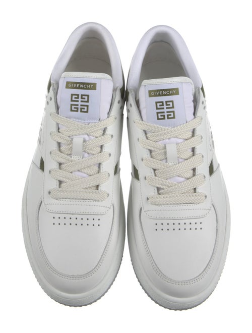 Givenchy Leather Colorblock Pattern Sneakers