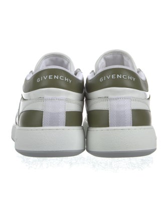 Givenchy Leather Colorblock Pattern Sneakers