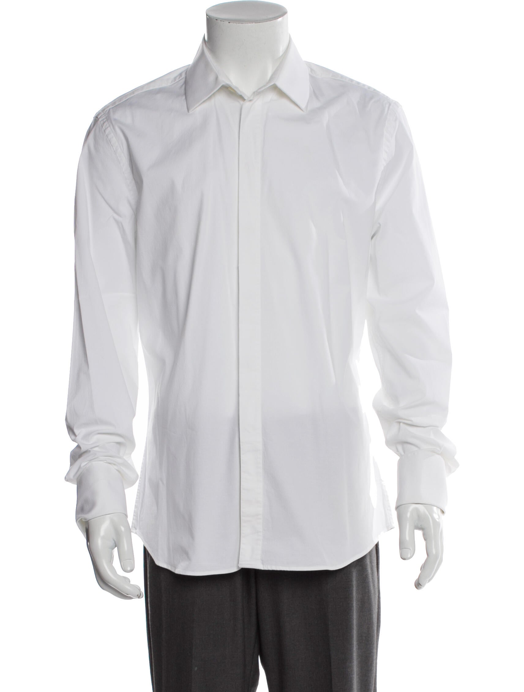 Givenchy Long Sleeve Tuxedo Shirt