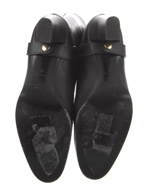 Givenchy Leather Chain-Link Accents Riding Boots