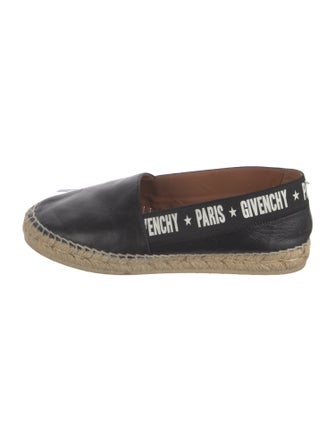 Givenchy Leather Graphic Print Espadrilles