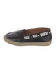 Givenchy Leather Graphic Print Espadrilles