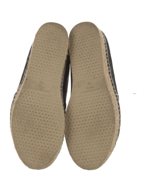 Givenchy Leather Graphic Print Espadrilles