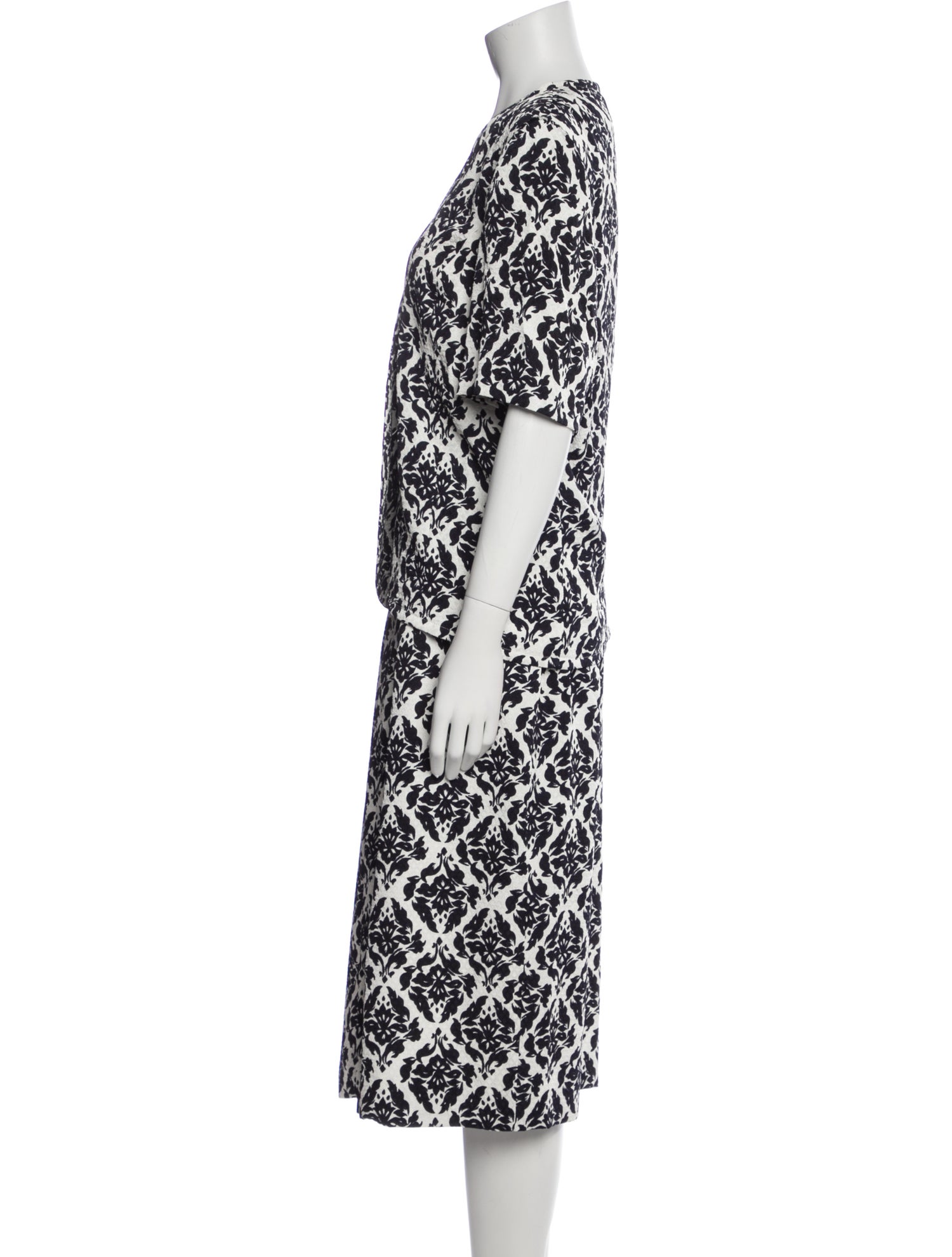 Givenchy Floral Print Skirt Set