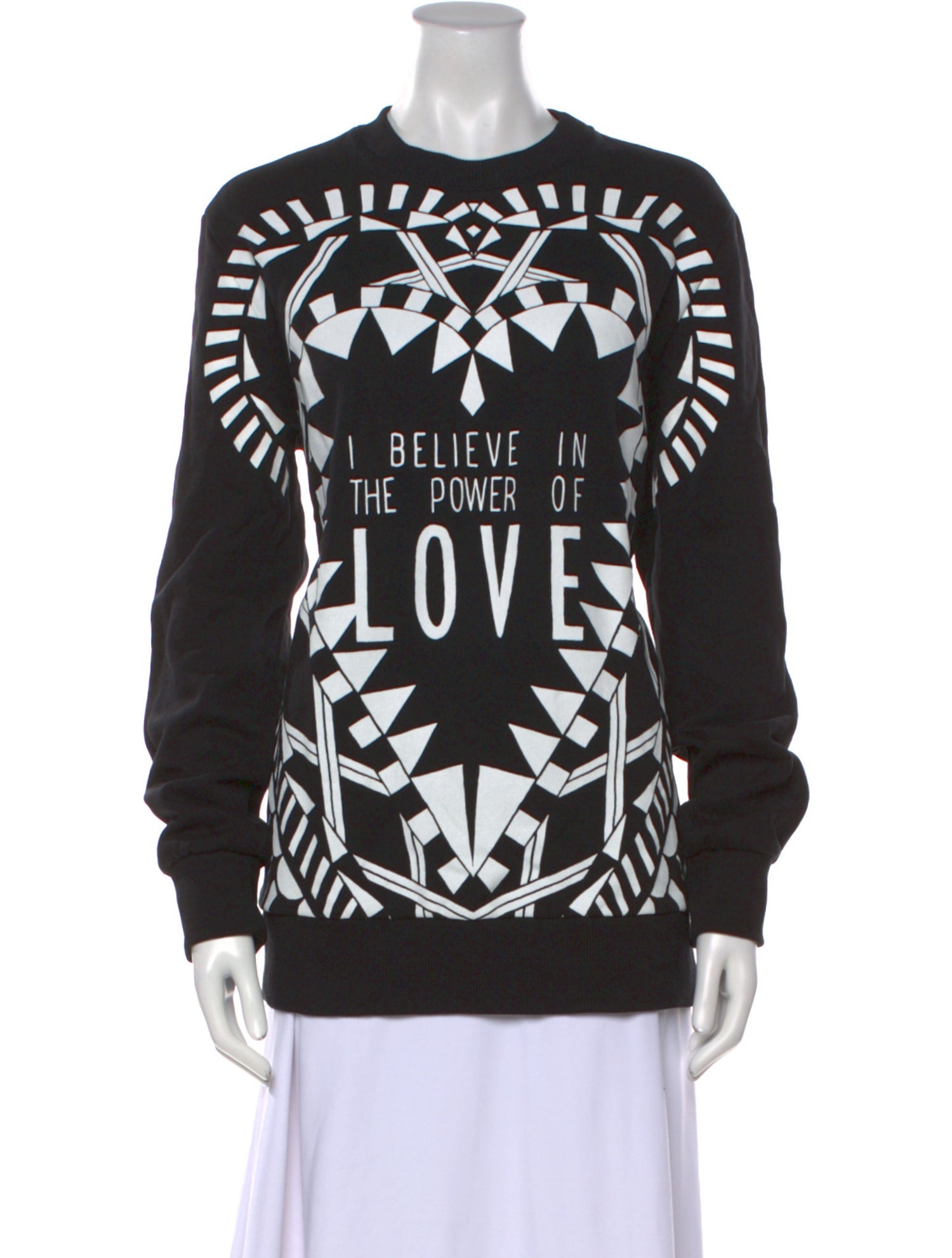 Givenchy Graphic Print Crew Neck Sweatshirt