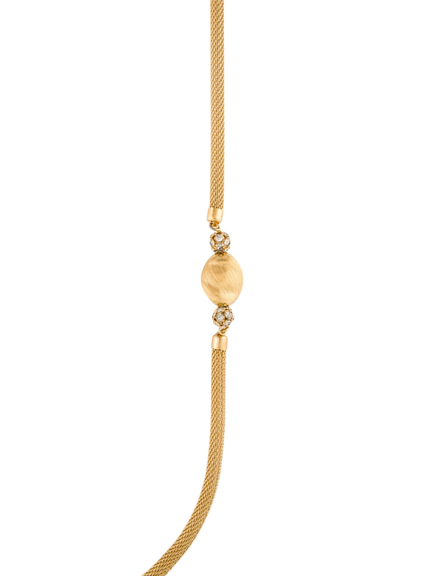 Givenchy Crystal Vintage Chain Necklace w/ Tags