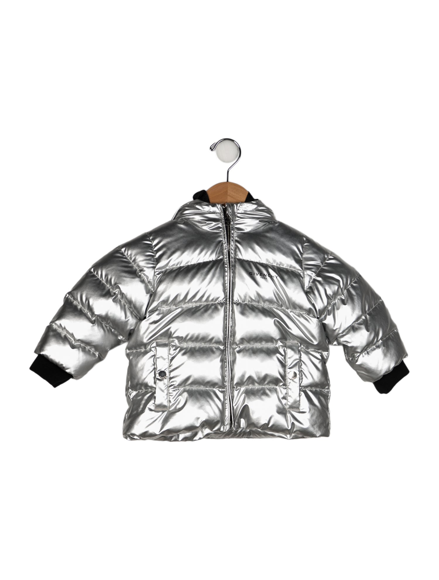 Givenchy Givenchy Girls Metallic Down Coat