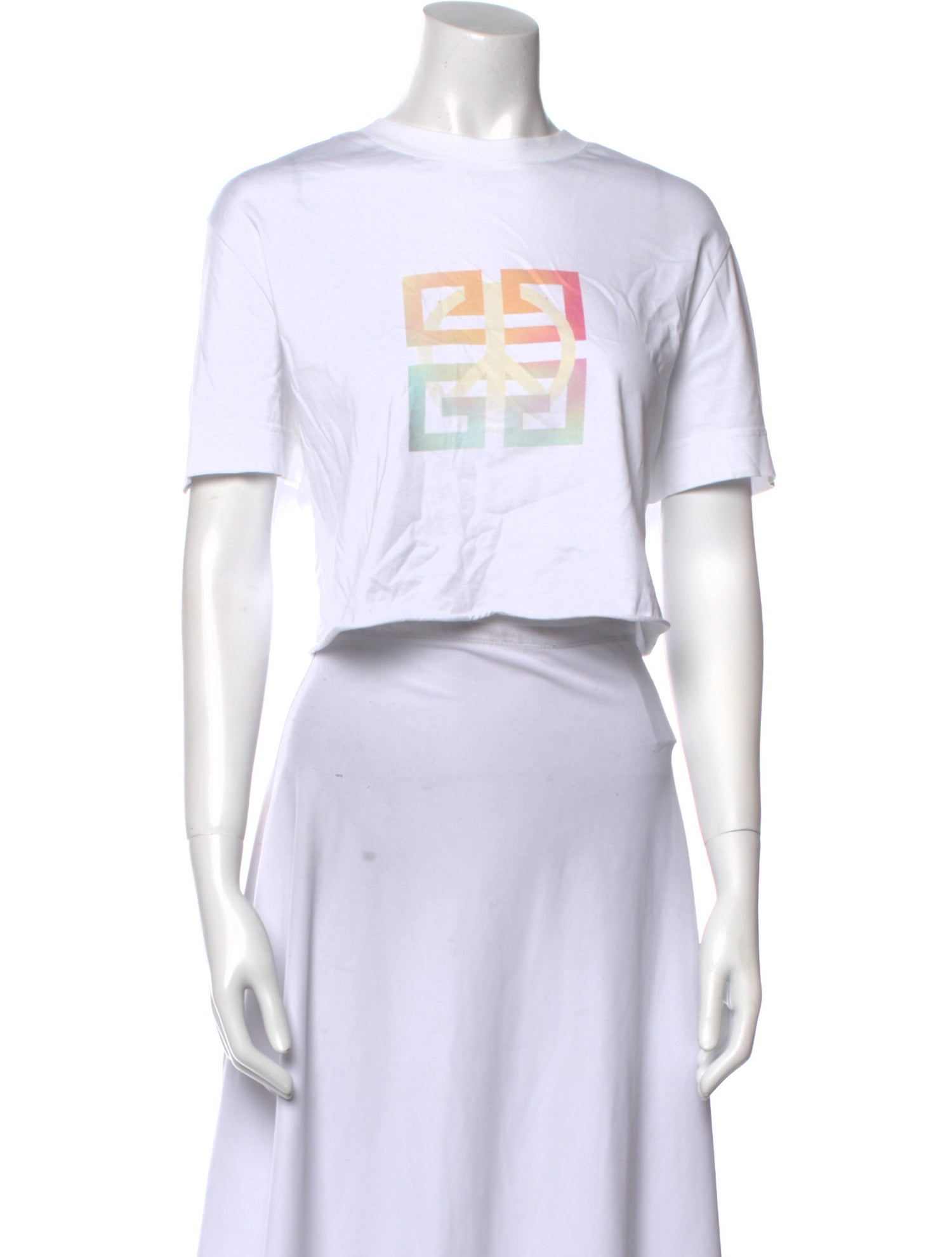 Givenchy Graphic Print Crew Neck T-Shirt