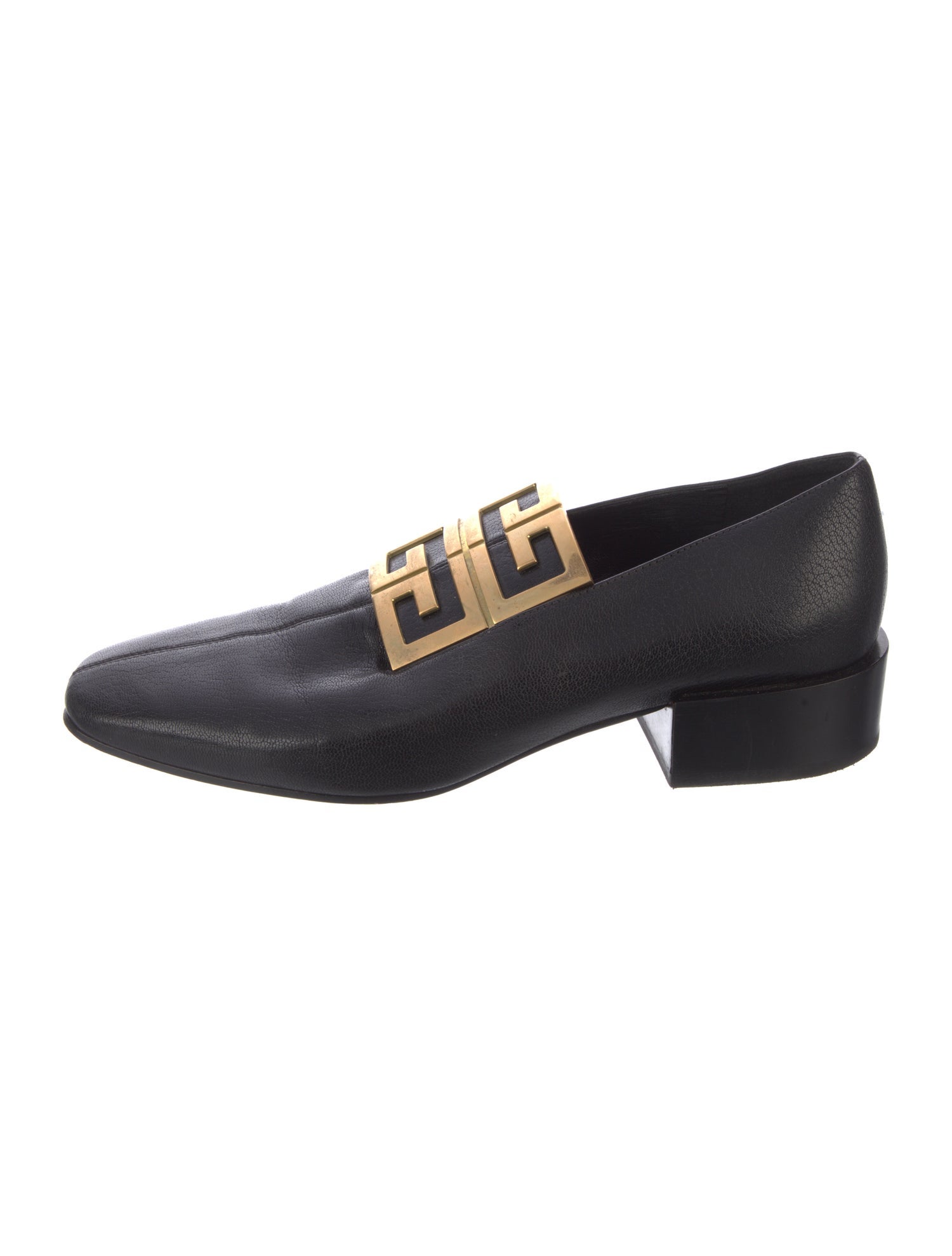 Givenchy Signature Logo Leather Loafers
