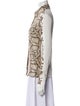 Givenchy Silk Animal Print Button-Up Top