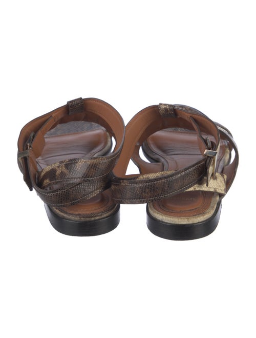 Givenchy Karung Animal Print Gladiator Sandals