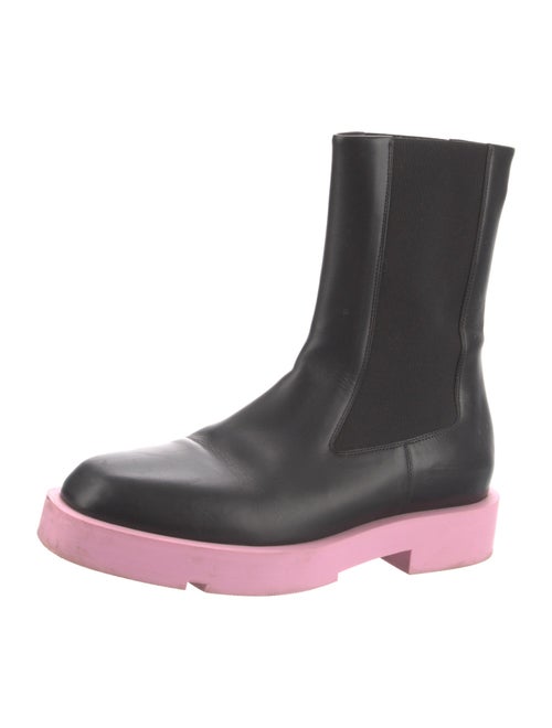 Givenchy Leather Colorblock Pattern Chelsea Boots
