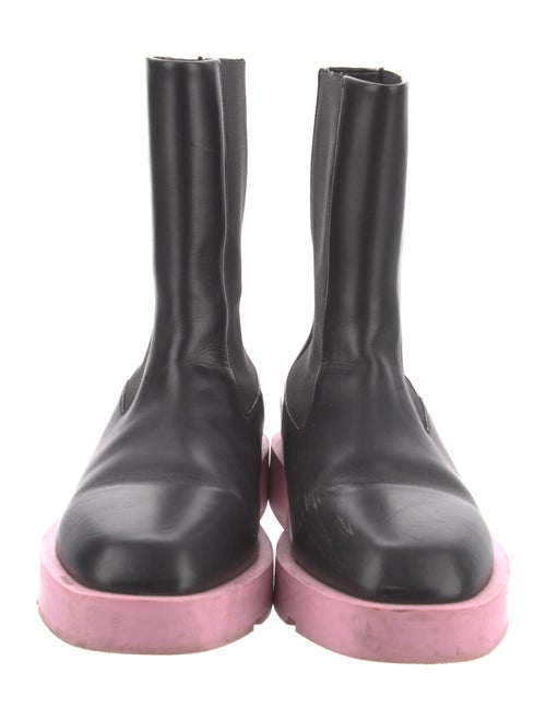 Givenchy Leather Colorblock Pattern Chelsea Boots