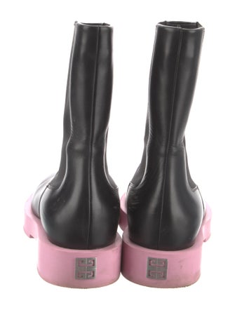 Givenchy Leather Colorblock Pattern Chelsea Boots