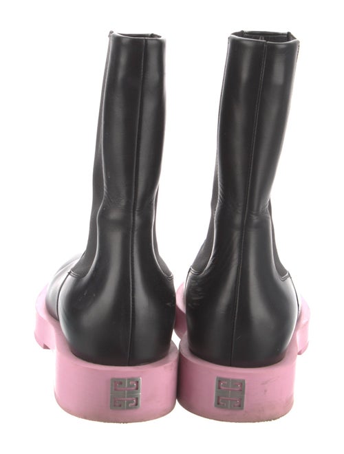 Givenchy Leather Colorblock Pattern Chelsea Boots