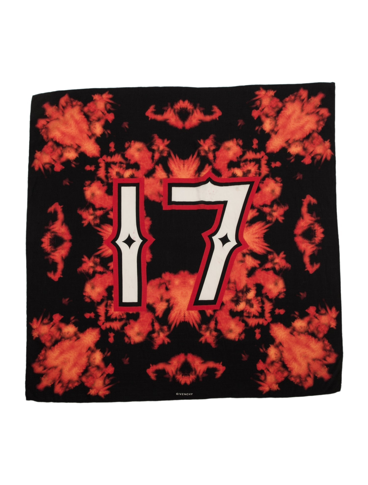 Givenchy Wool Printed Scarf