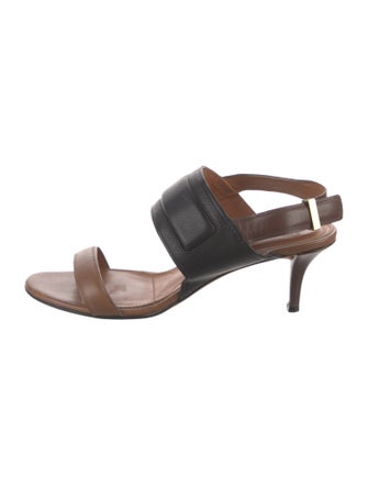 Givenchy Leather Slingback Sandals