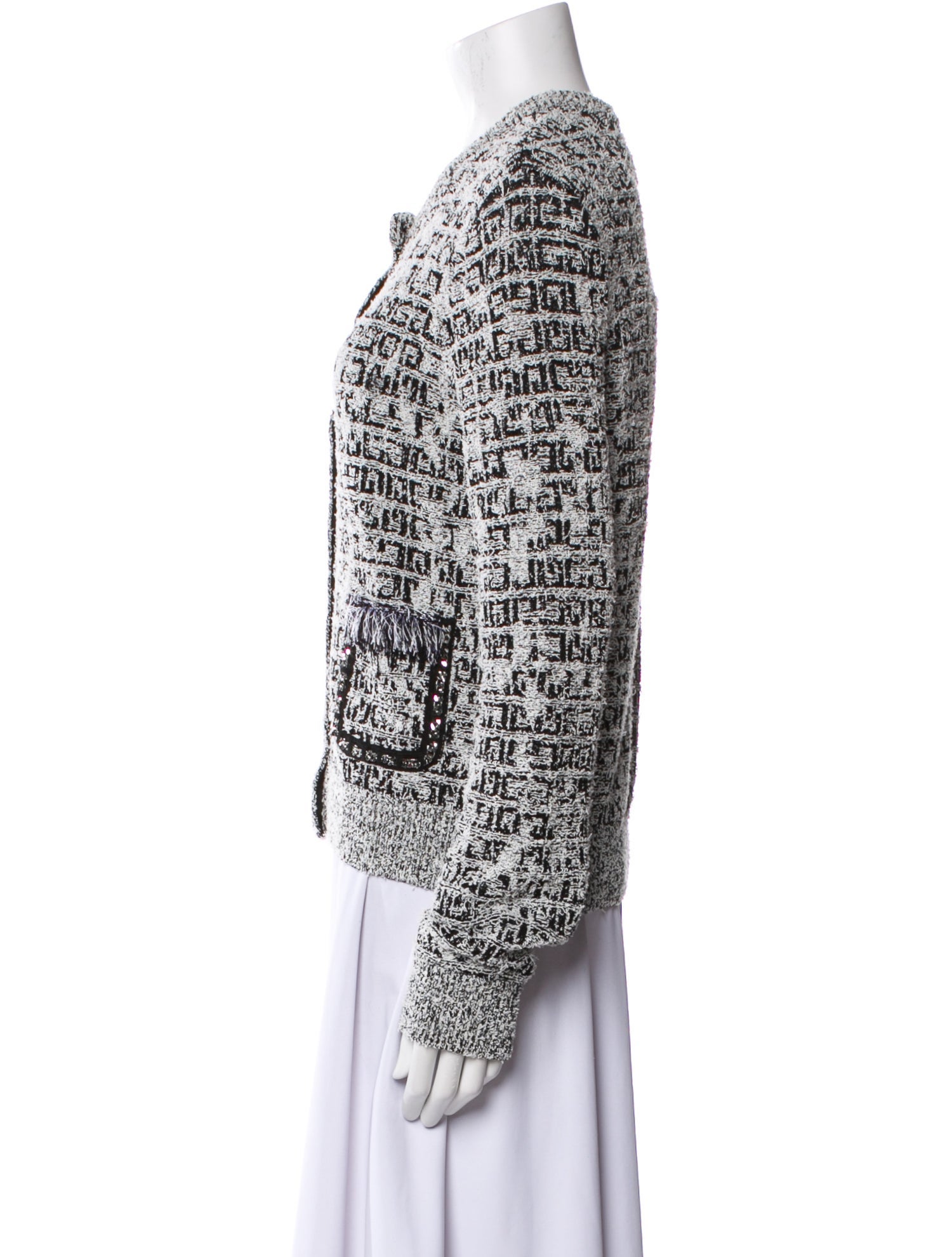 Givenchy Tweed Pattern Evening Jacket w/ Tags