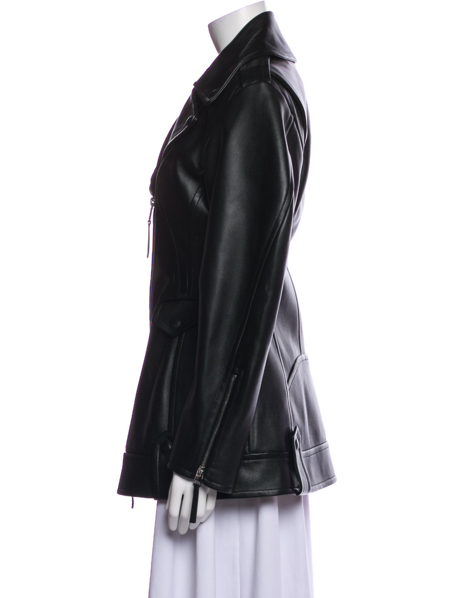 Givenchy Leather Trench Coat w/ Tags
