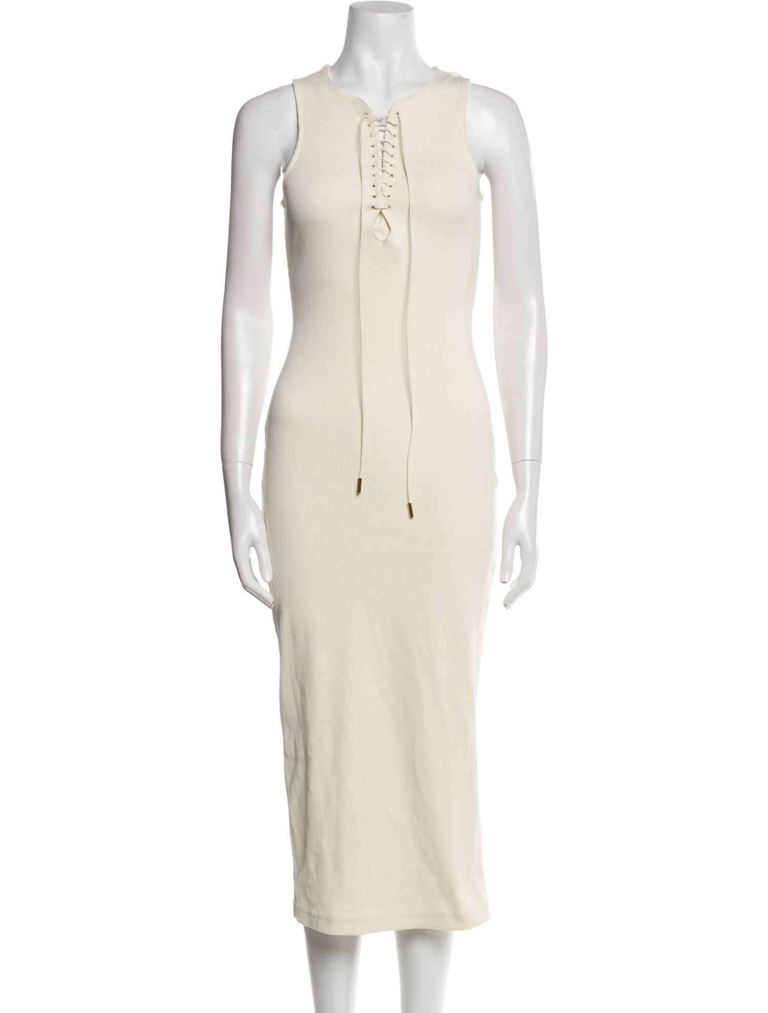 Givenchy V-Neck Long Dress