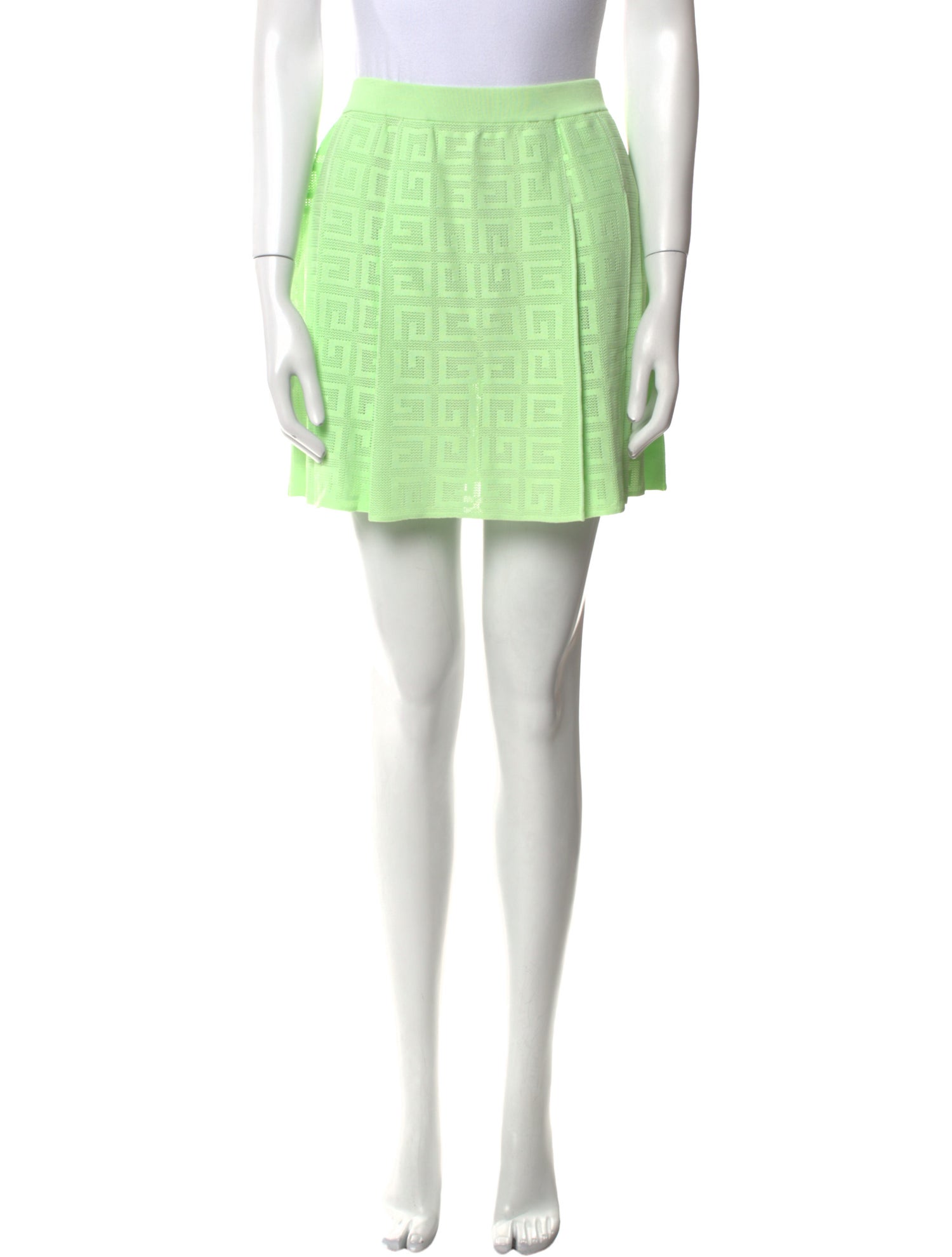 Givenchy Pleated Accents Mini Skirt