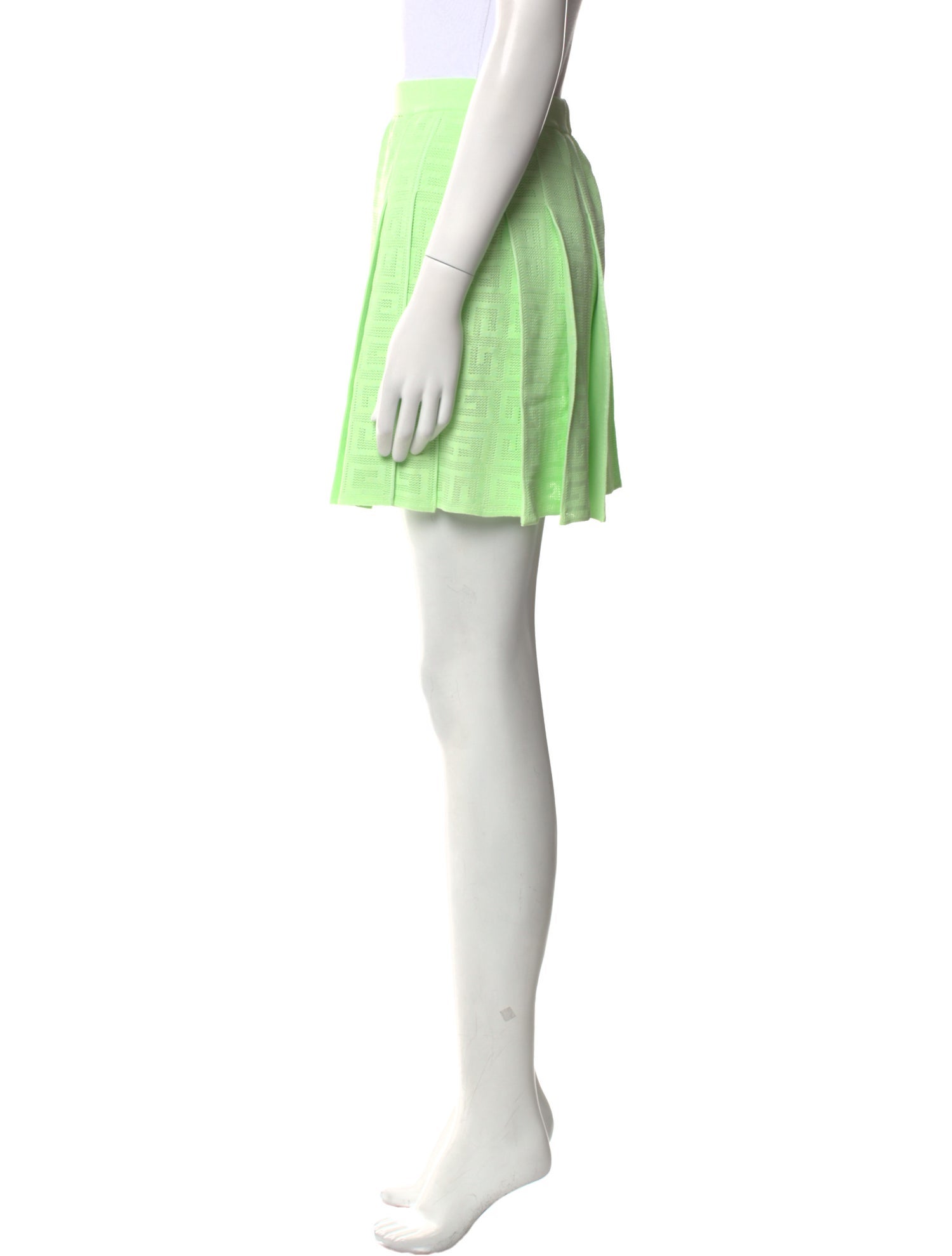 Givenchy Pleated Accents Mini Skirt