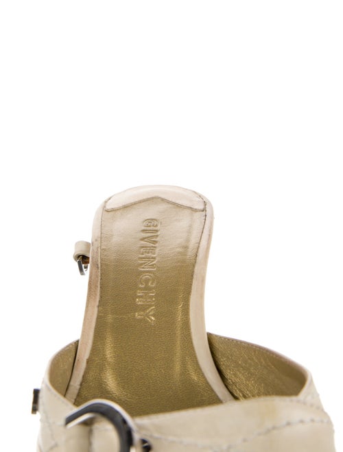 Givenchy GG Logo Leather Mules