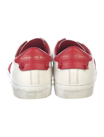 Givenchy Leather Colorblock Pattern Sneakers