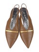 Givenchy Leather Slingback Pumps