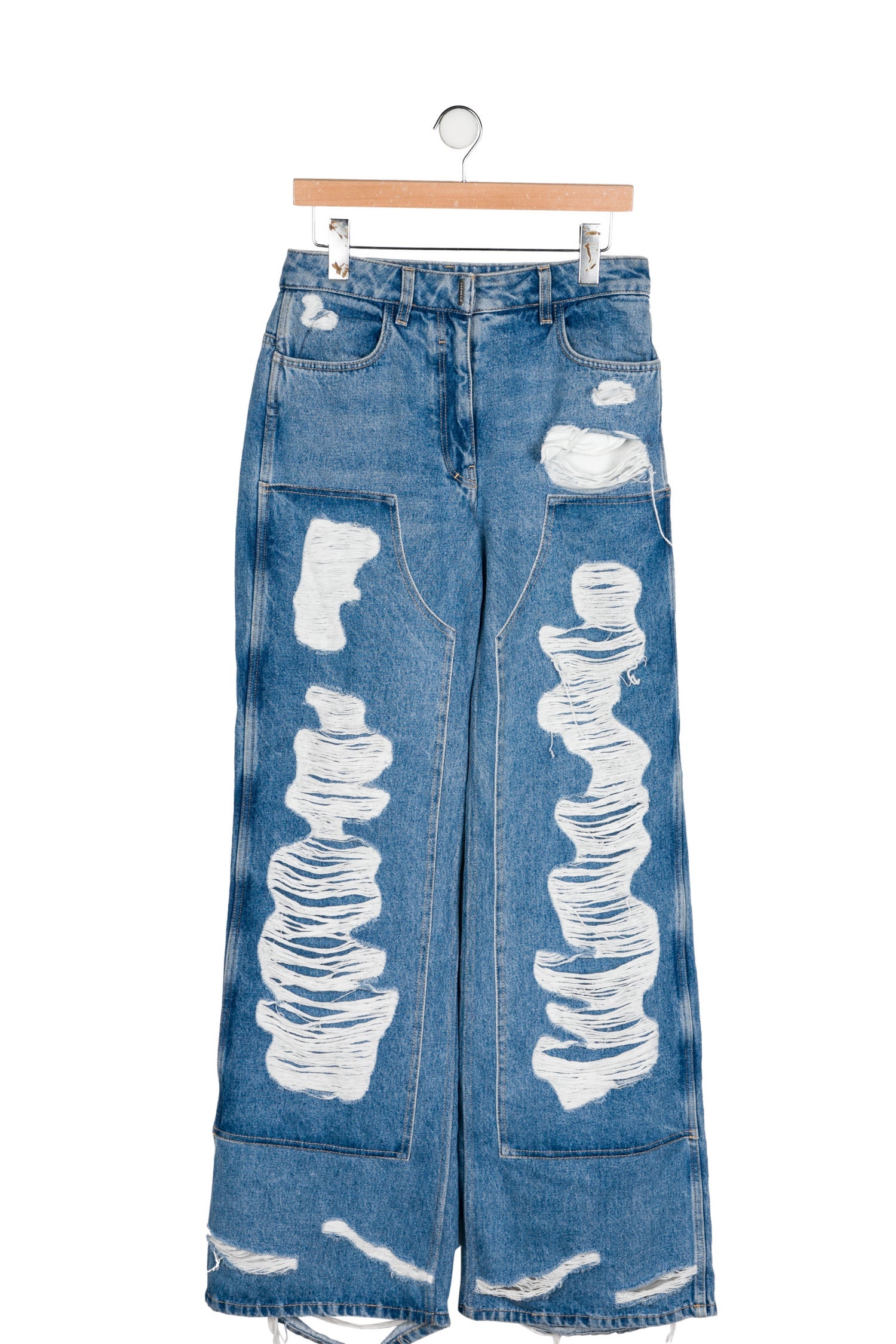 Givenchy High-Rise Wide Leg Jeans