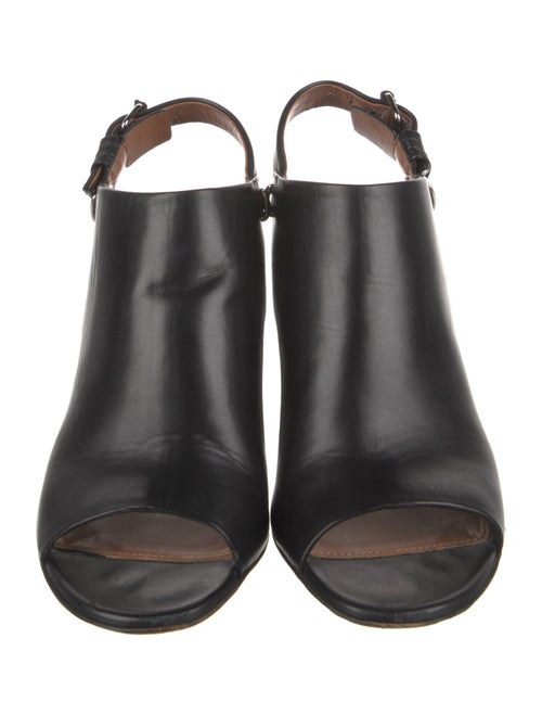 Givenchy Leather Slingback Sandals