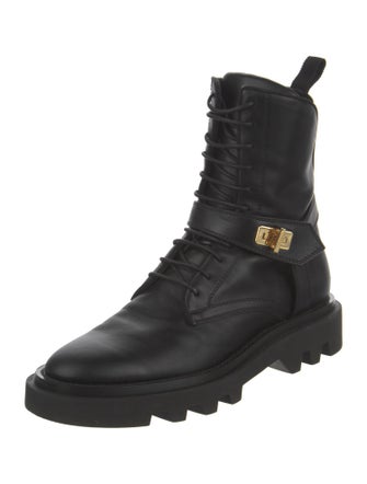 Givenchy Leather Combat Boots