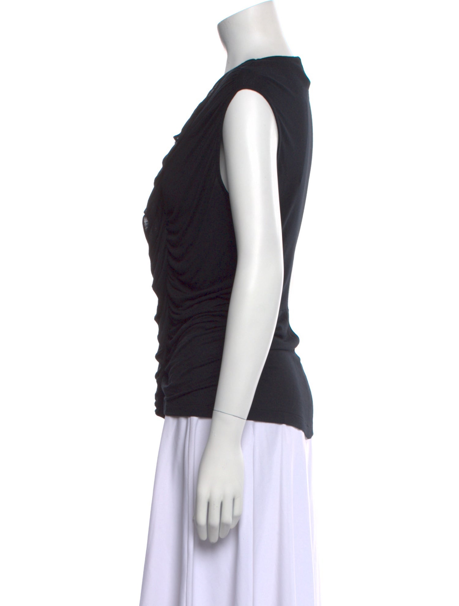 Givenchy V-Neck Sleeveless Top