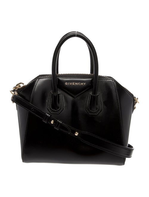 Givenchy Leather Black Smooth Calfskin Leather Small Antigona Bag