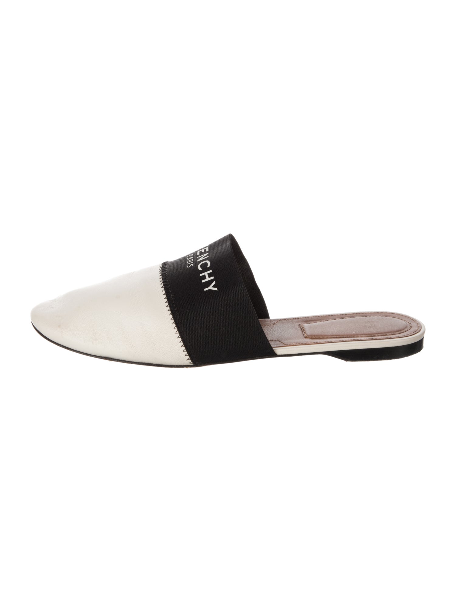 Givenchy Leather Colorblock Pattern Mules