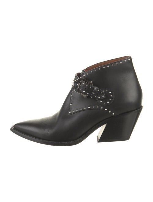 Givenchy Leather Studded Accents Boots