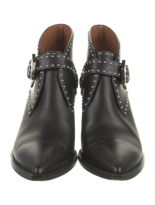 Givenchy Leather Studded Accents Boots