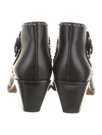 Givenchy Leather Studded Accents Boots