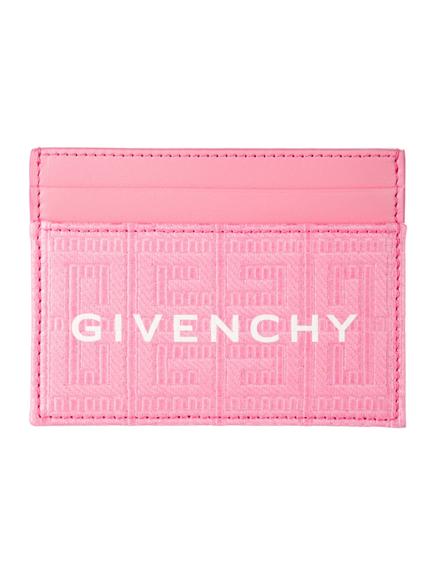 Givenchy Leather Graphic Print Compact Wallet w/ Tags