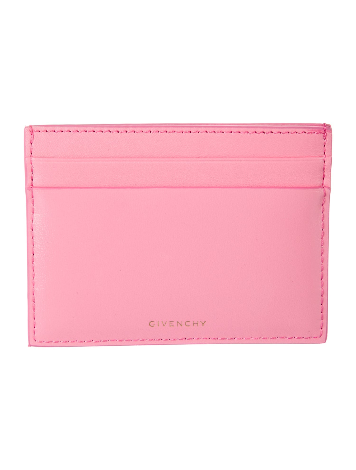 Givenchy Leather Graphic Print Compact Wallet w/ Tags