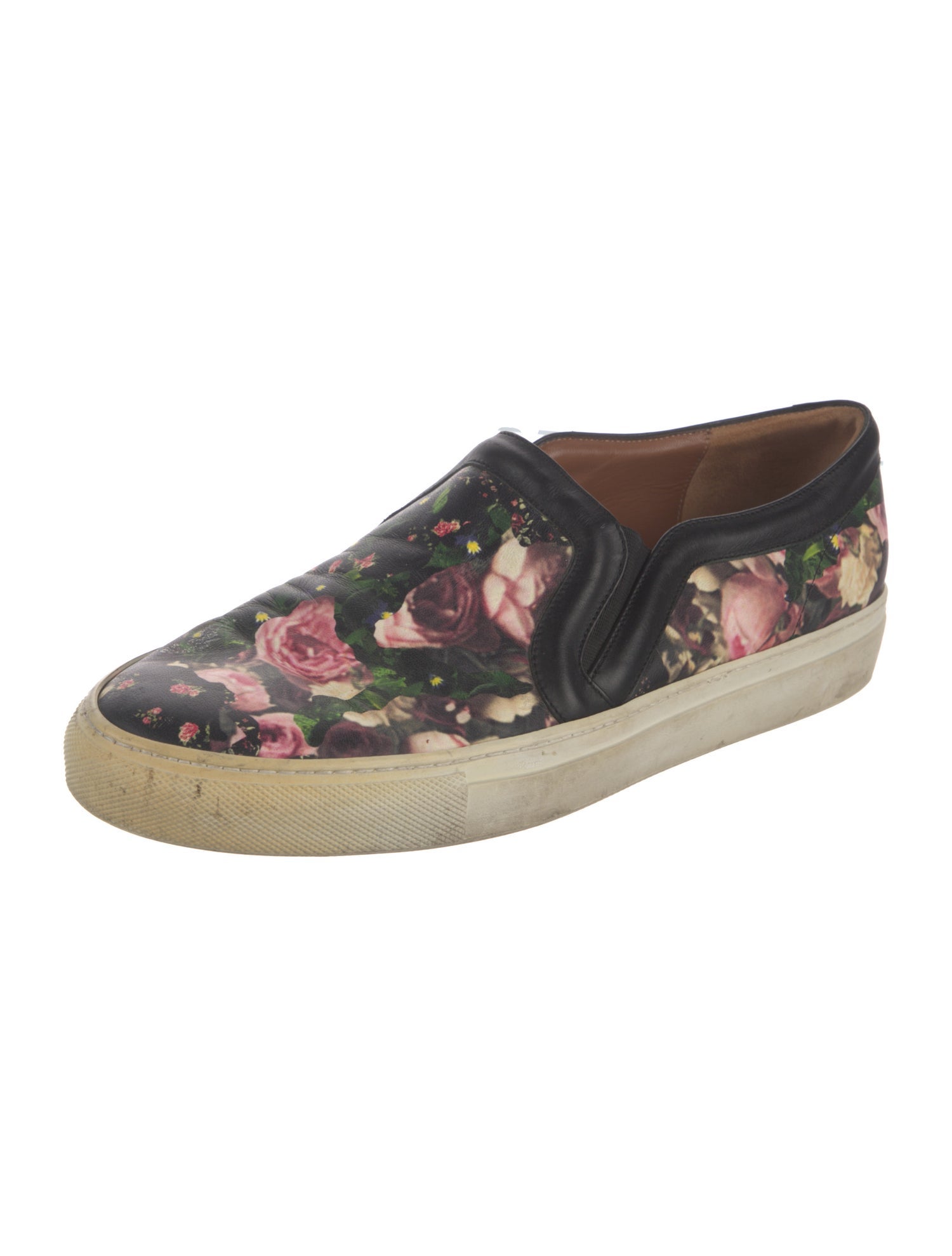 Givenchy Leather Floral Print Espadrilles