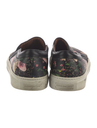 Givenchy Leather Floral Print Espadrilles