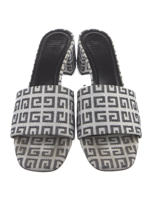 Givenchy Canvas Printed Slides
