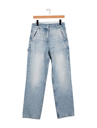 Givenchy High-Rise Wide Leg Jeans