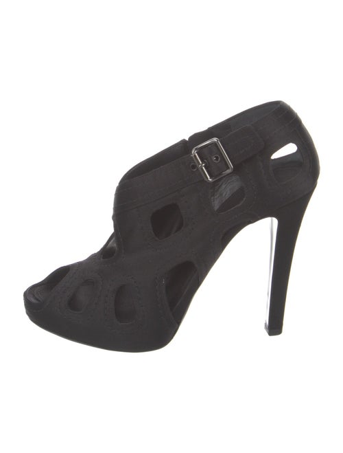 Givenchy Satin Cutout Accent Slingback Pumps