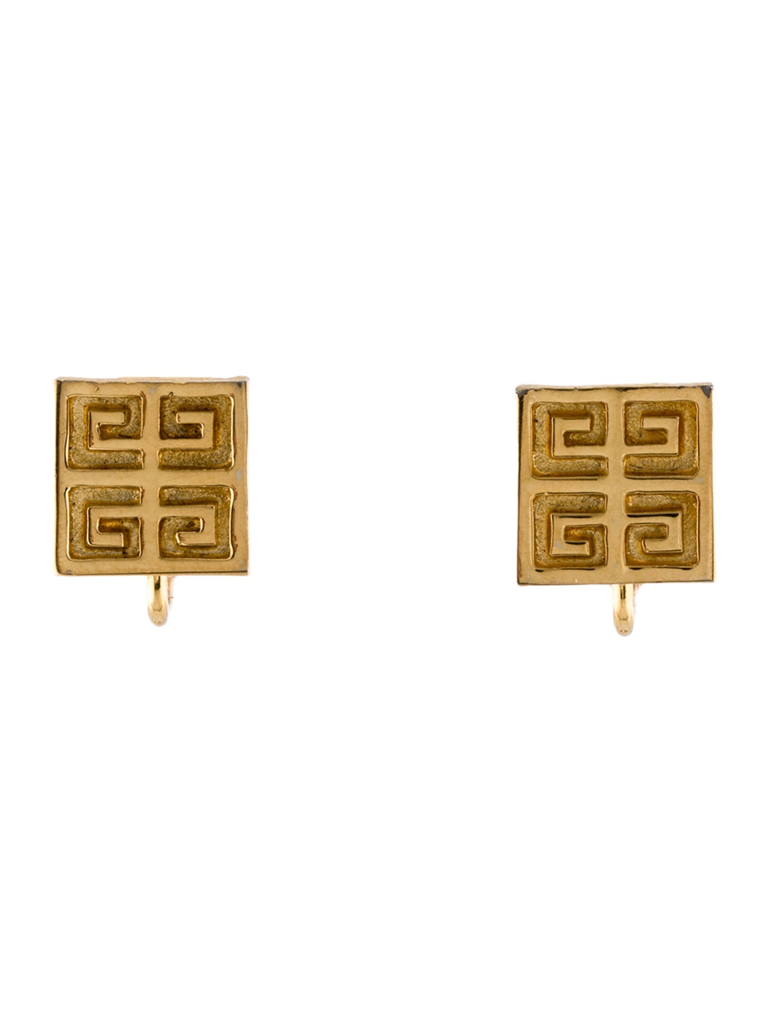 Givenchy Vintage GG Clip-On Earrings