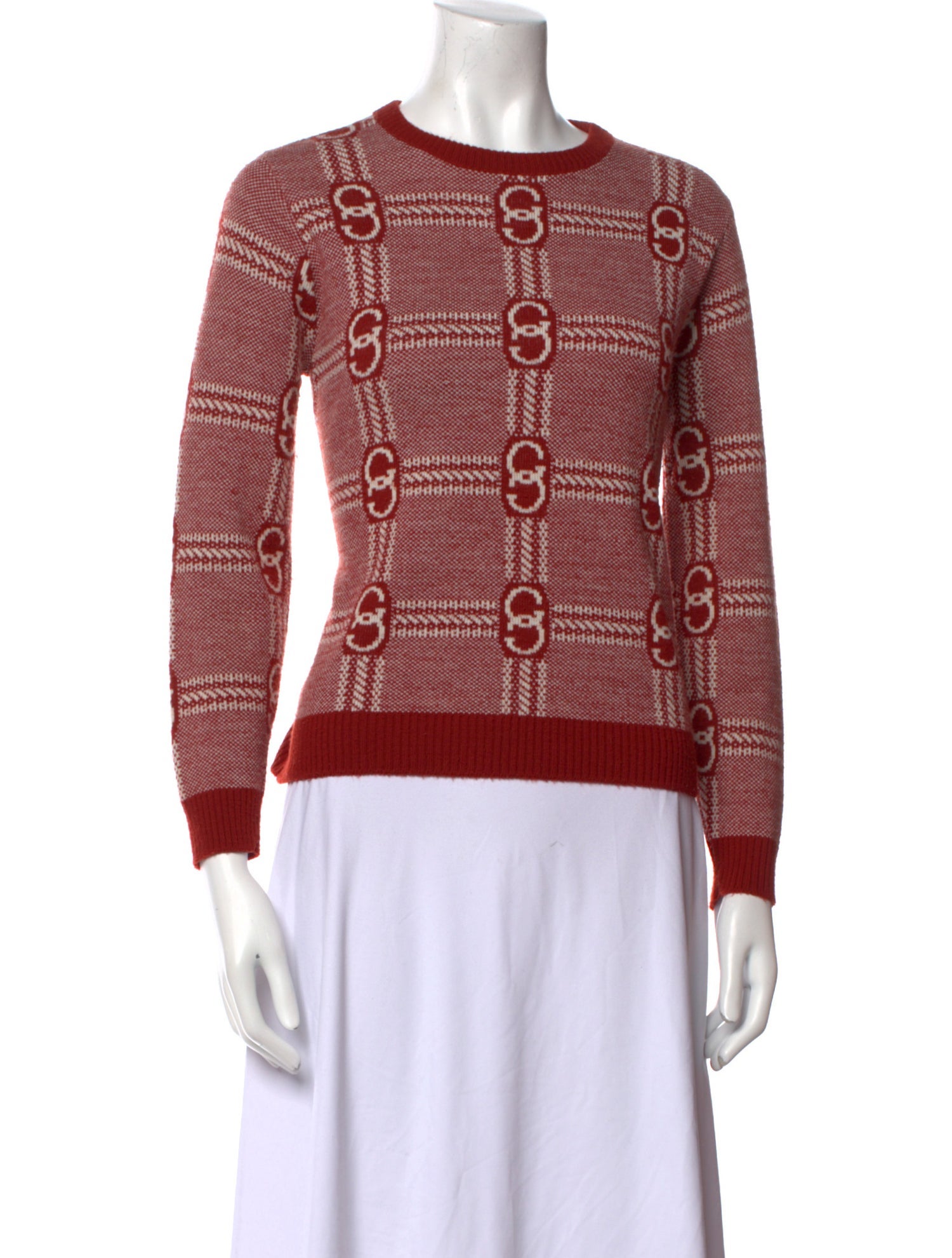 Givenchy Printed Crew Neck Sweater