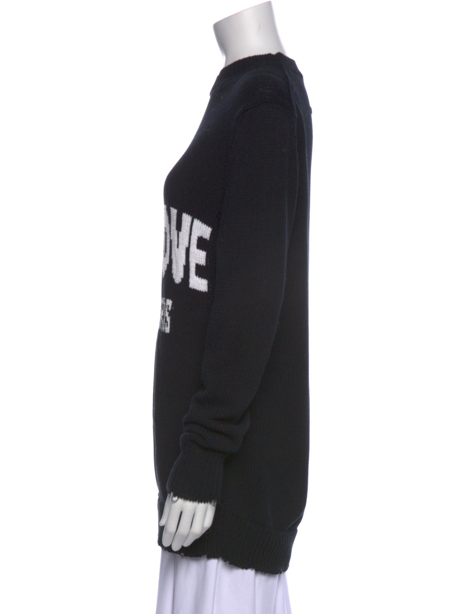 Givenchy Graphic Print Mock Neck Sweater