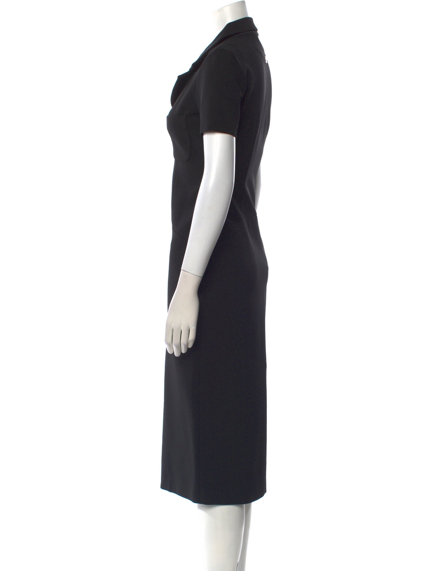 Givenchy V-Neck Midi Length Dress