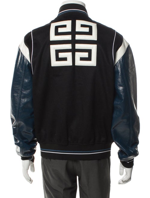 Givenchy Calfskin Striped Varsity Jacket